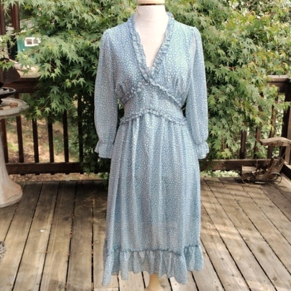 Elements Unleashed Retro Inspired Floral Dress Cottagecore